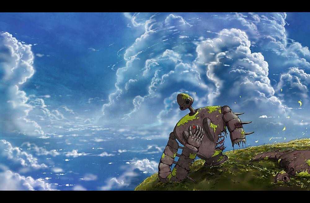 Robot Digital Art Studio Ghibli Laputa HD Wallpaper Car Pictures