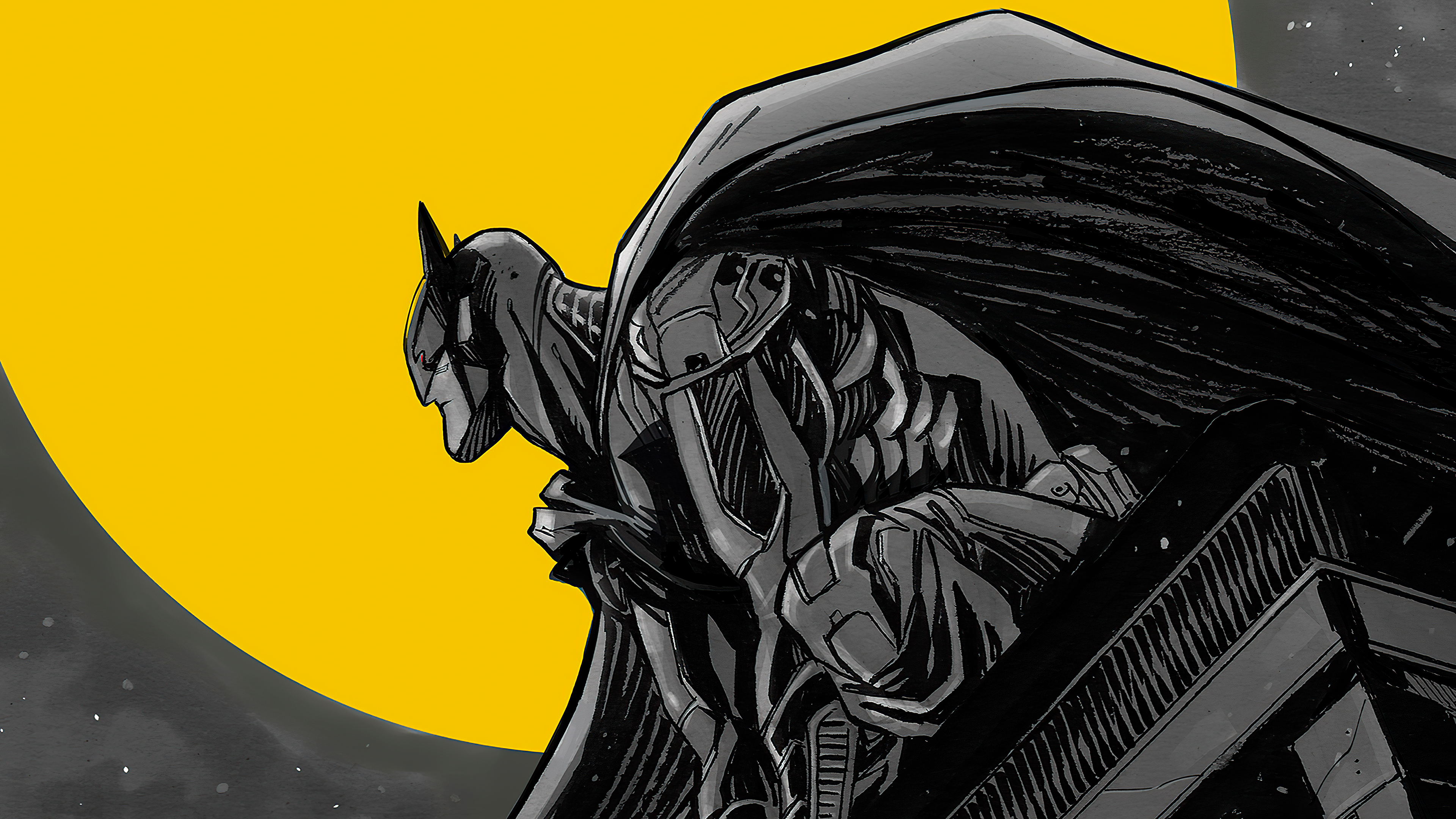 Batman Comic Digital Art 4k Wallpaper HD Superheroes Image