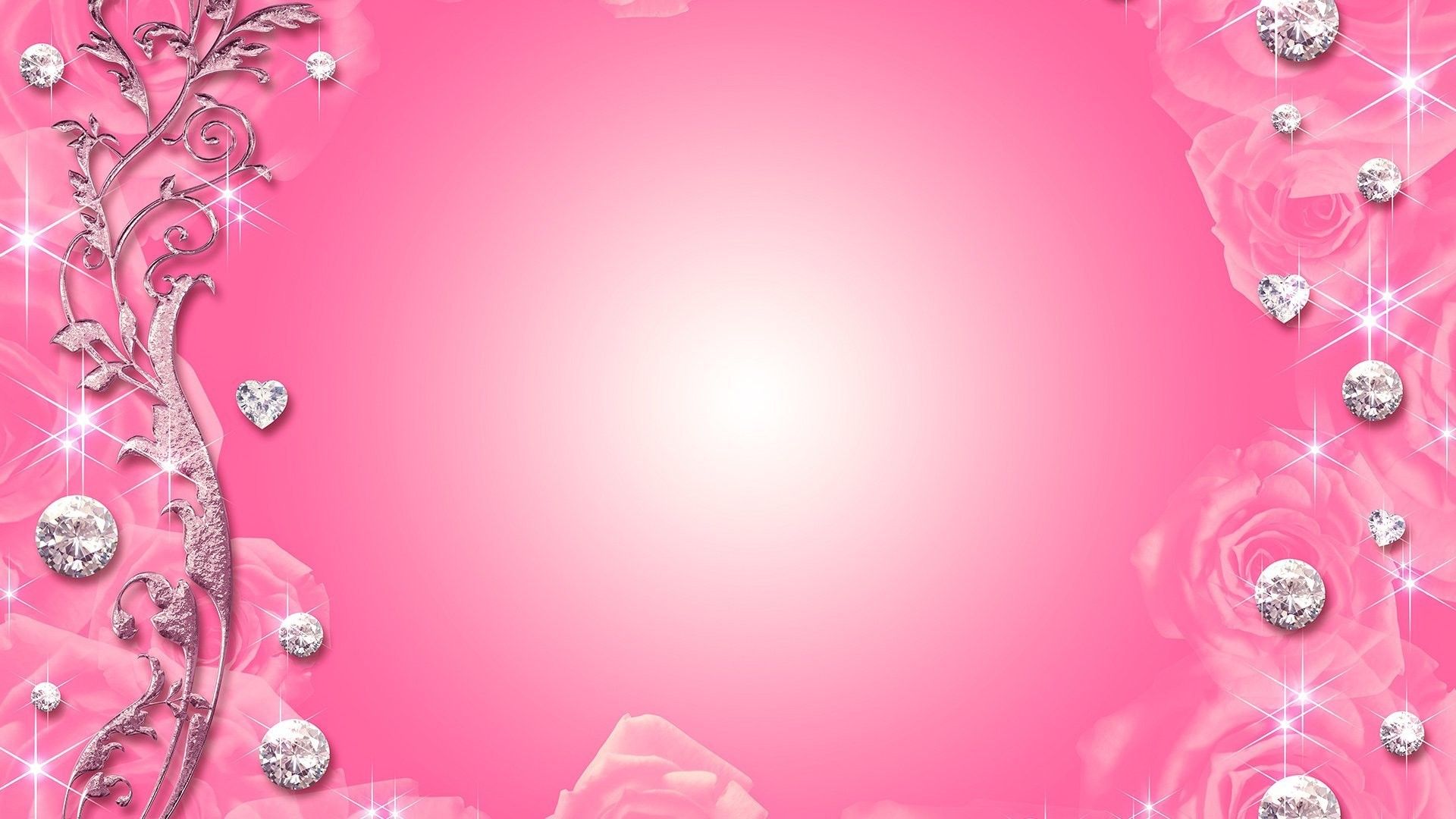 Free download Abstract pink wedding frame really show the love impression  with [1920x1080] for your Desktop, Mobile & Tablet | Explore 55+ Images of  Pink Wallpaper | Images Of Pink Backgrounds, Pink