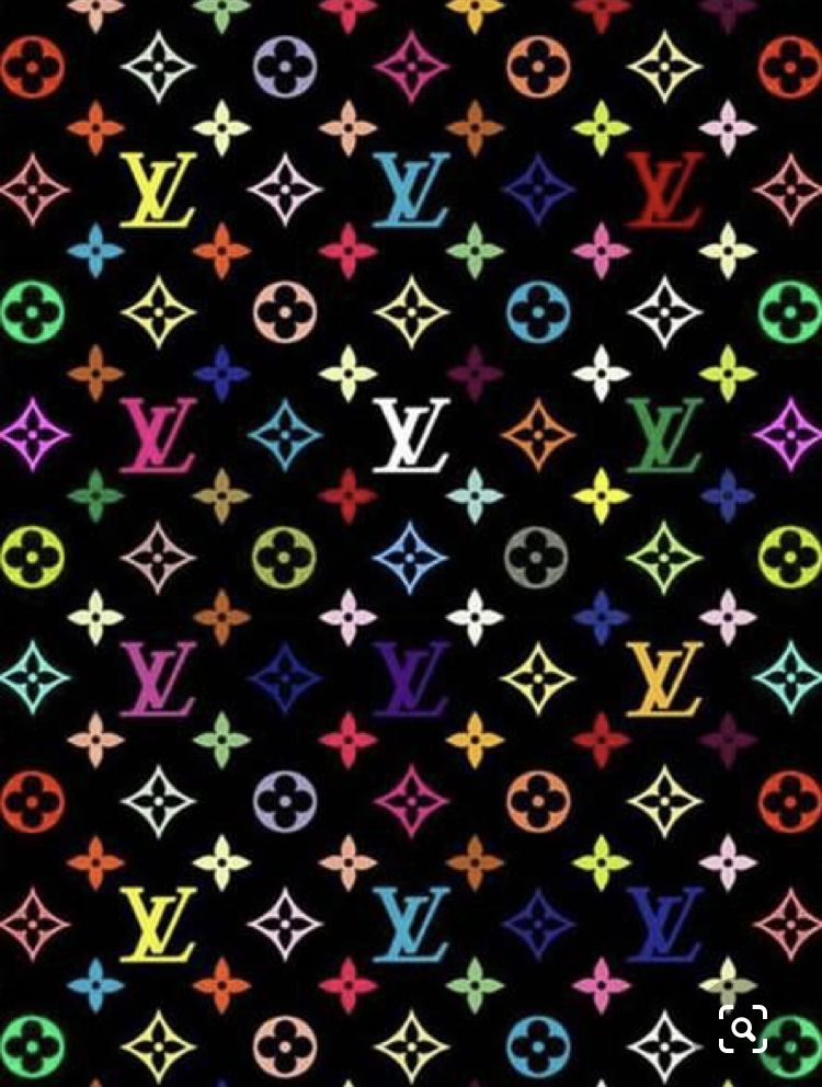Colorful Louis Vuitton Pattern Wallpaper