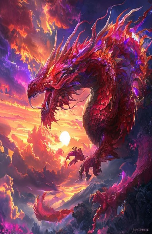 Red Dragon Gaming Wallpaper