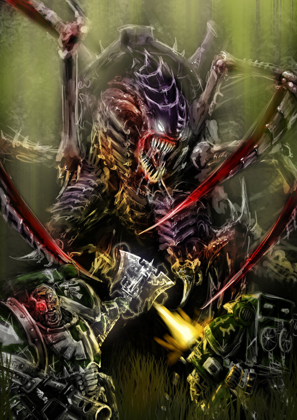 Warhammer 40k Tyranids Art Pc Android iPhone And iPad Wallpaper