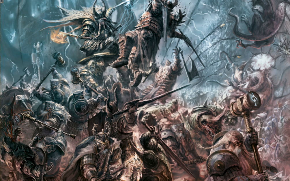 Dwarf Blacksmith Walldevil Battle HD Wallpaper