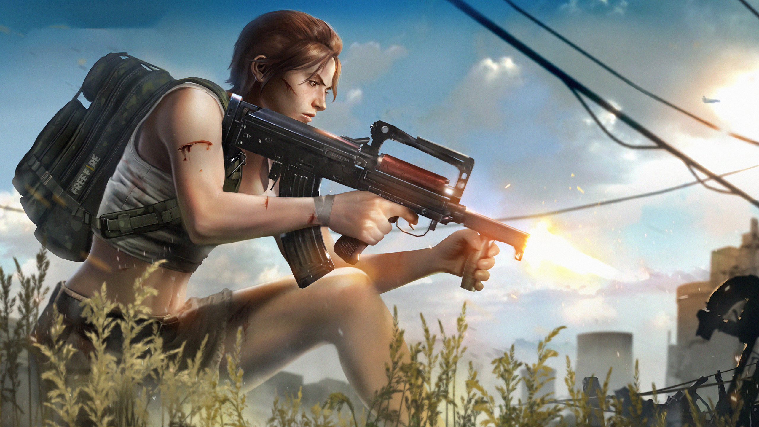 Garena Fire Game 4k 1440p Resolution HD Wallpaper