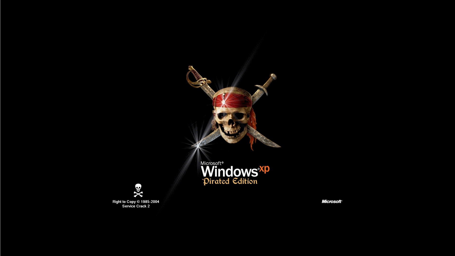 Pirate Copy Of Windows Desktop Wallpaper