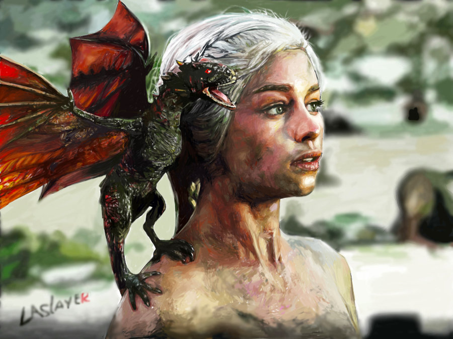 Mother Of Dragons Khaleesi Game Thrones By Xlaslayer On