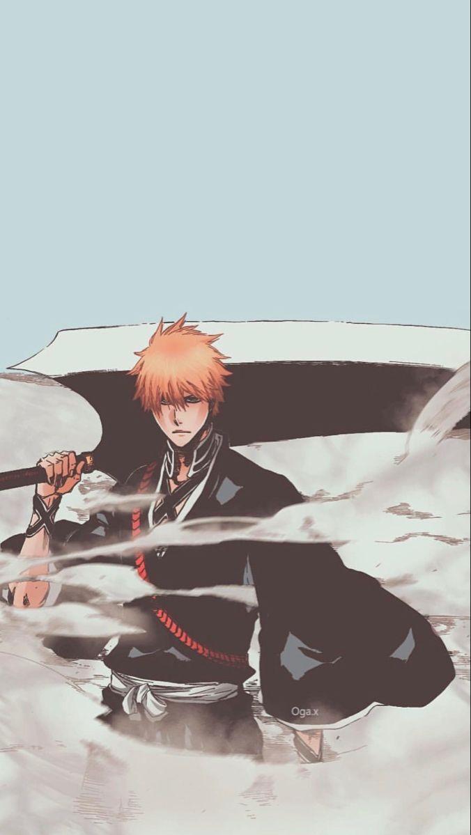 Ichigo Dual Sword Zanpakuto Bleach TYBW 4K Wallpaper iPhone HD Phone #7781i