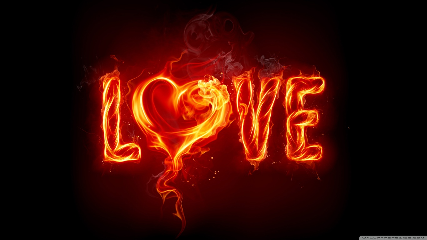 Free download Fire Love 4K HD Desktop Wallpaper for 4K Ultra HD TV Dual  [1366x768] for your Desktop, Mobile & Tablet | Explore 27+ Love Flame  Wallpapers | Flame Backgrounds, Flame Wallpaper,