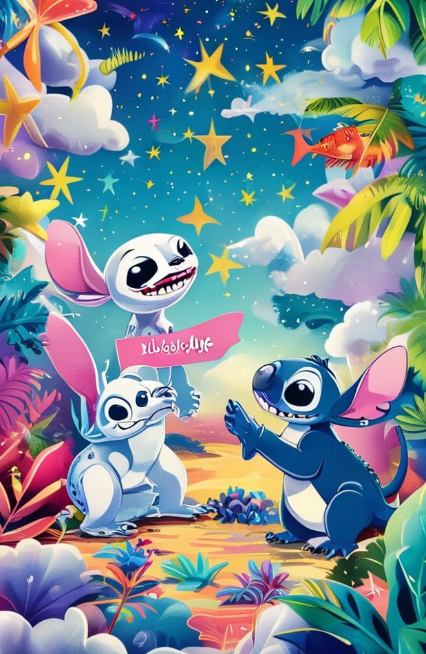 Toothless And Stitch Wallpaper