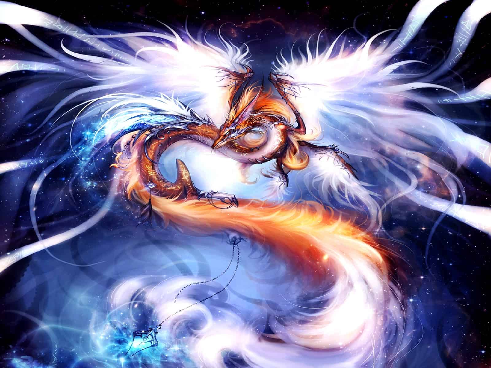 Awesome Dragon Battle Wallpaper