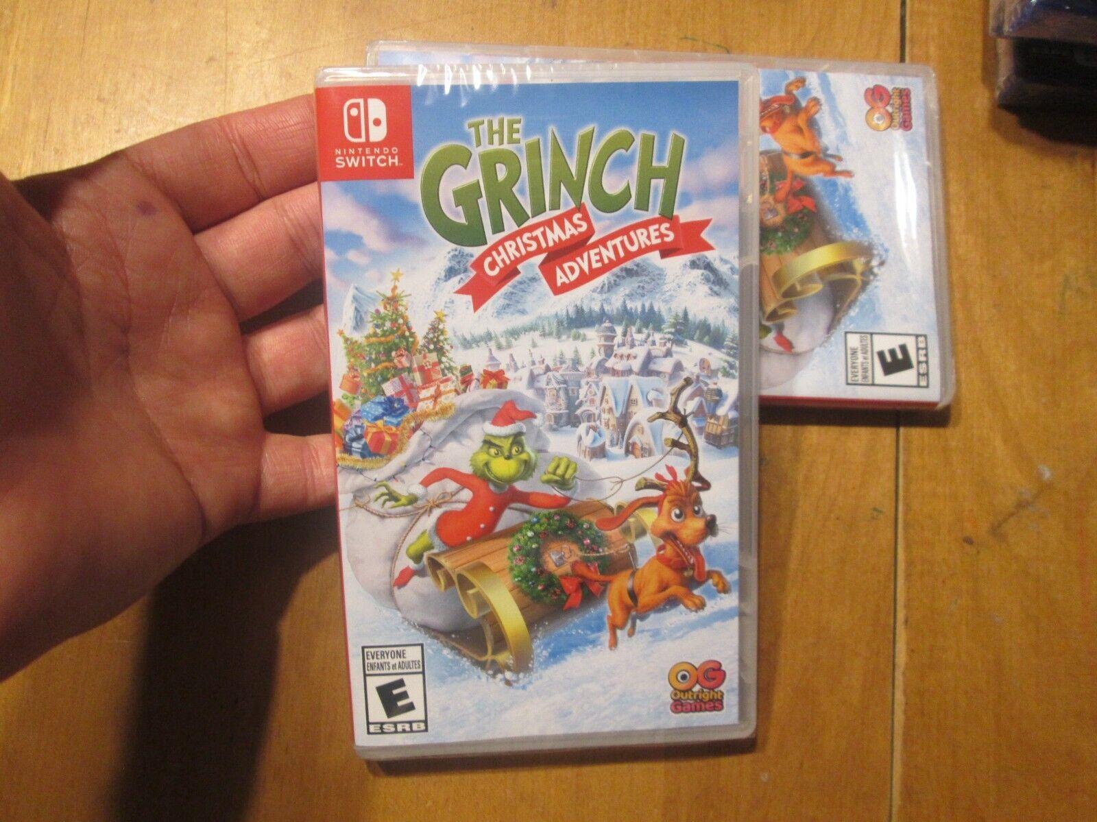 THE GRINCH CHRISTMAS ADVENTURES NINTENDO SWITCH US EDITION NEW