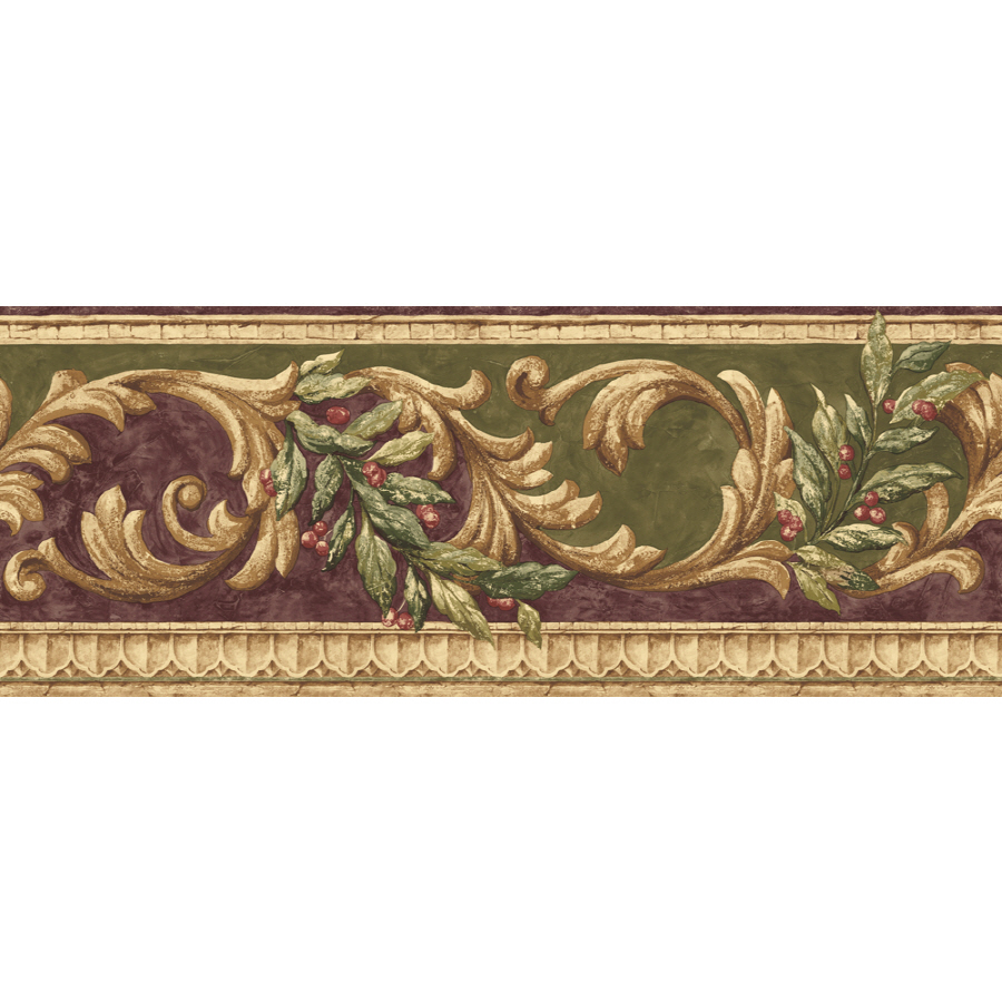 Free download Shop Sunworthy 8 Scroll Prepasted Wallpaper Border at