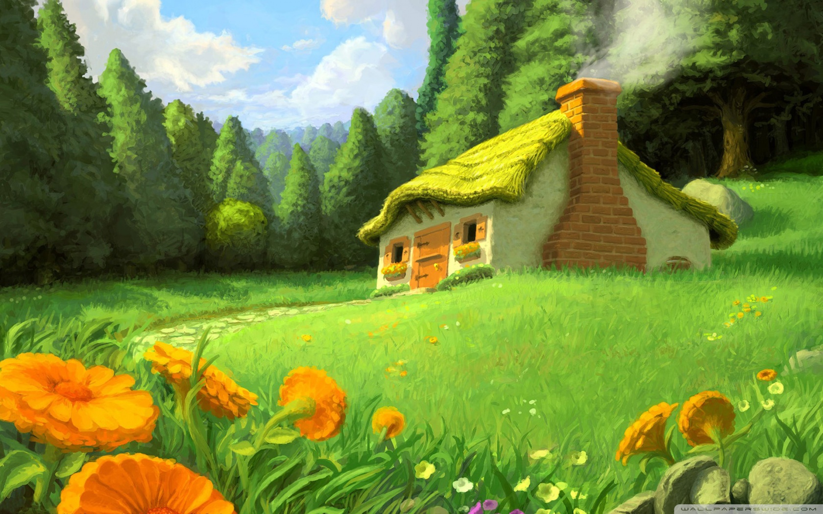 Fantasy Wallpaper Landscape 1080p Cool Walldiskpaper