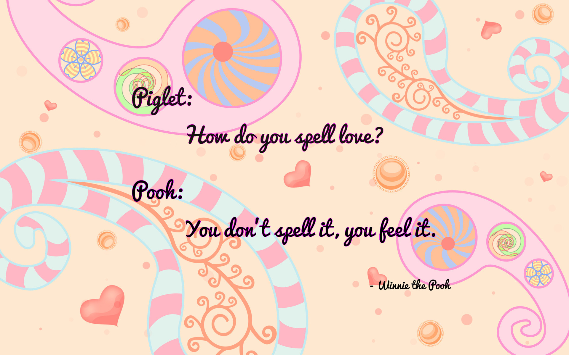 Gallery For Gt Cute Love Quote Desktop Background
