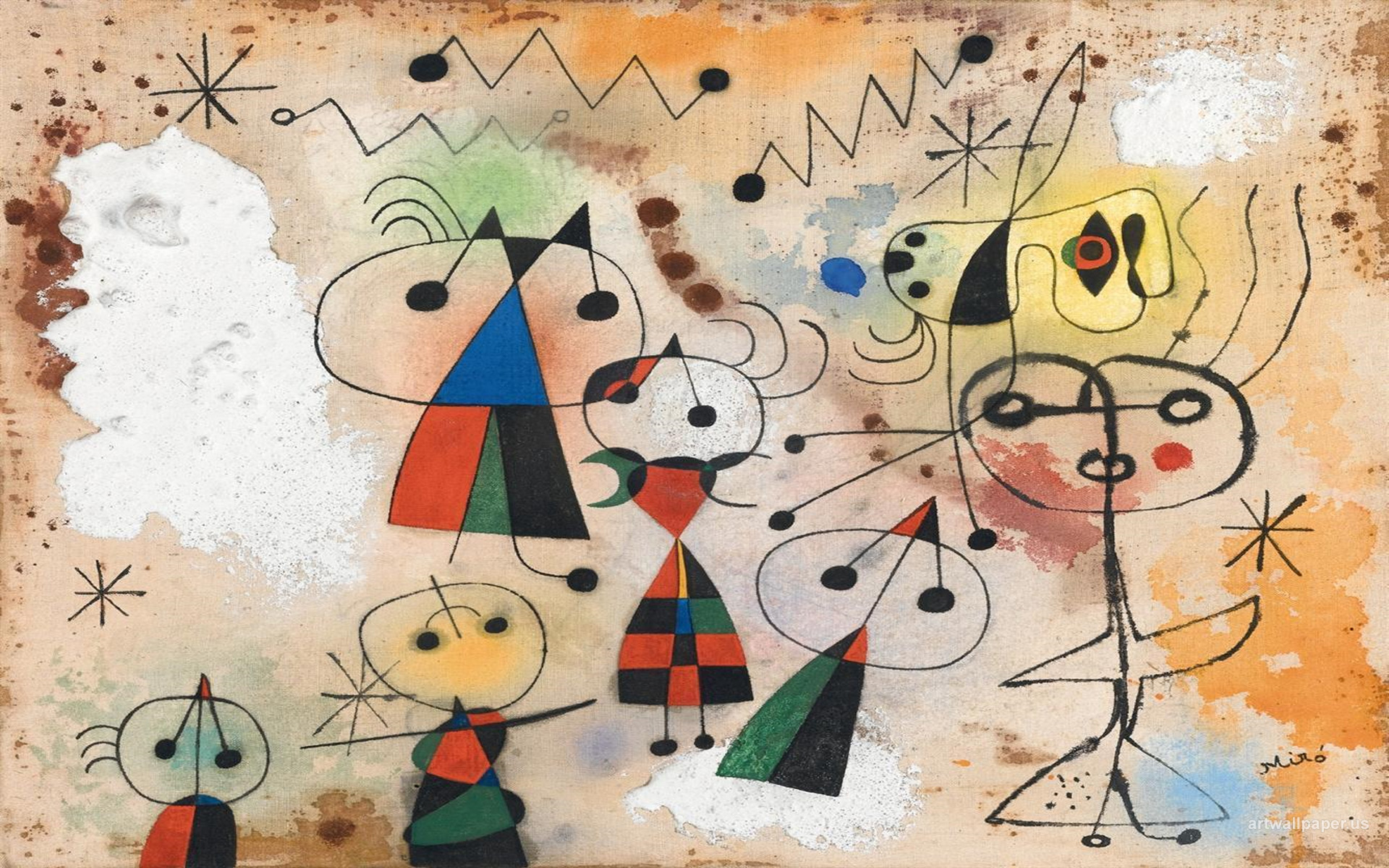 Joan Miro Wallpaper