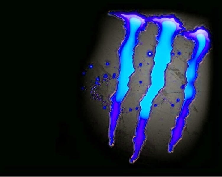 Blue Monster Energy Logo Wallpaper - WallpaperSafari