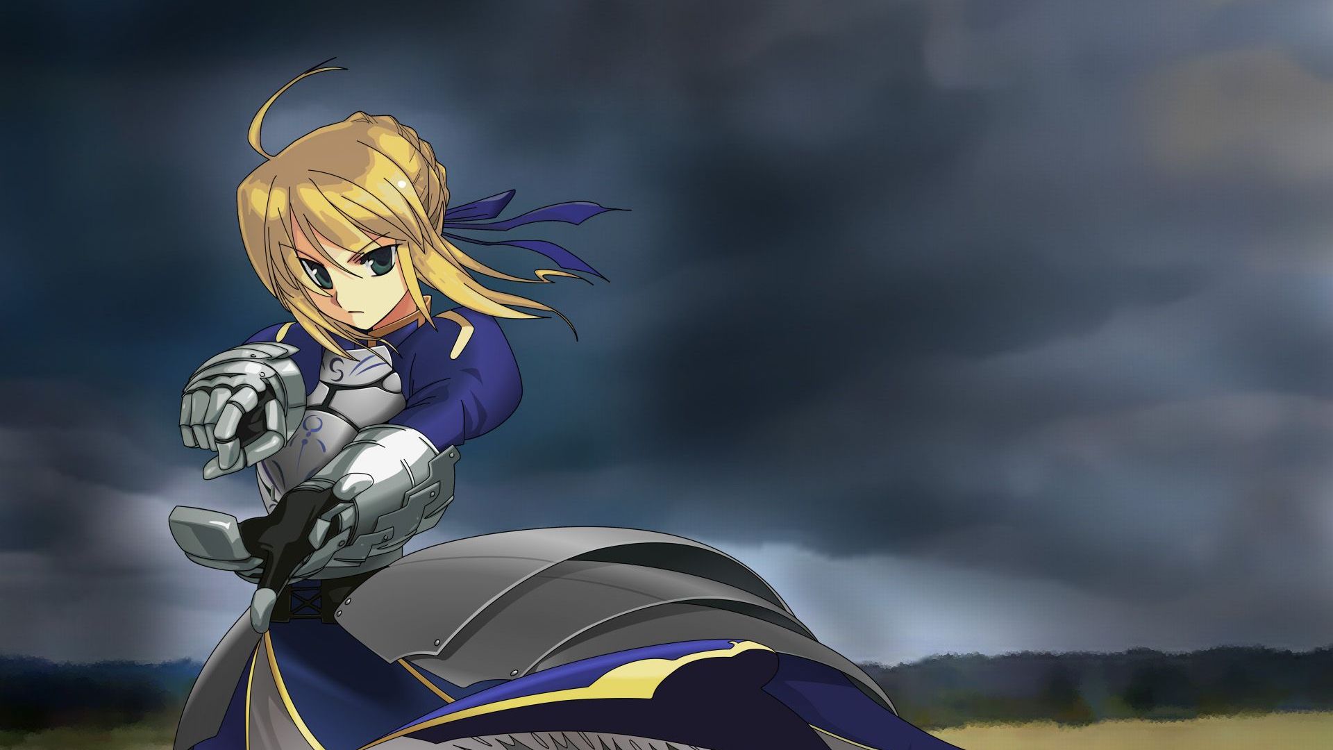 Fate Stay Night Saber Widescreen Wallpaper