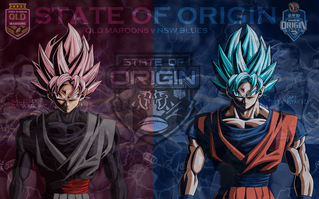 State Of Origin Goku Black Vs Wallpaper By Sunnyboiiii A