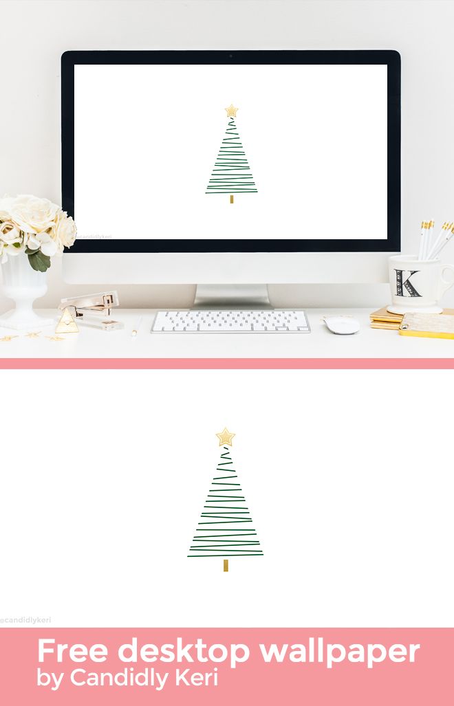 Christmas Tree Drawn Holiday Background Wallpaper You Can