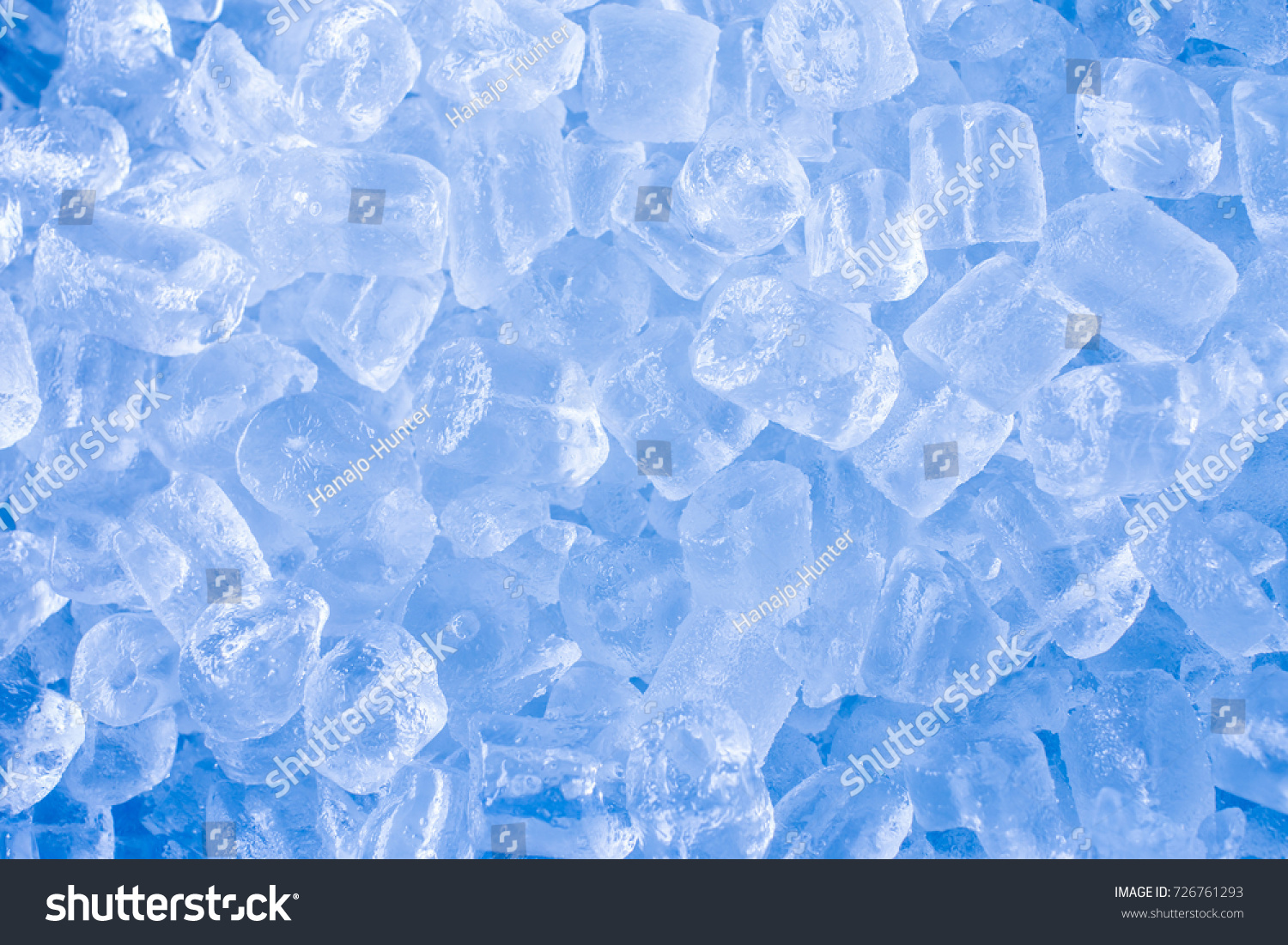 Ice Tube On Light Blue Background Stock Photo Edit Now