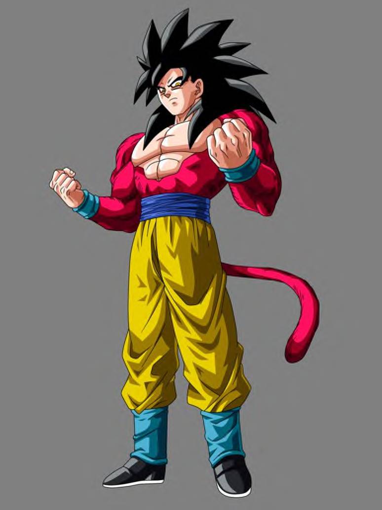 Goku Super Saiyan 4 by ChristopherDbz on DeviantArt