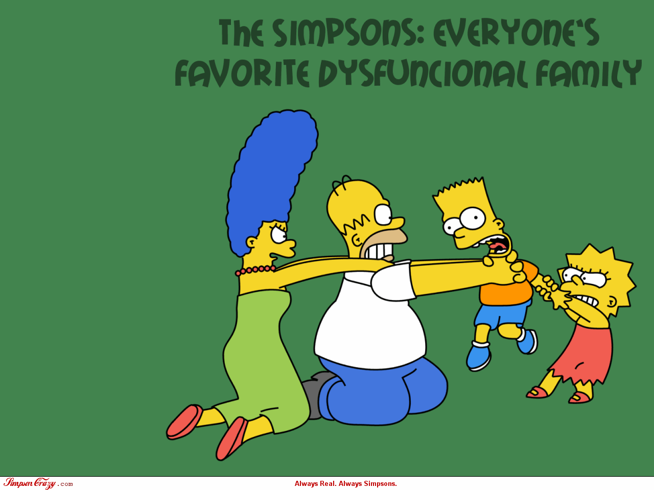 Per Visualizzare Lo Sfondo Di La Famiglia Simpson In Dimensioni Intere