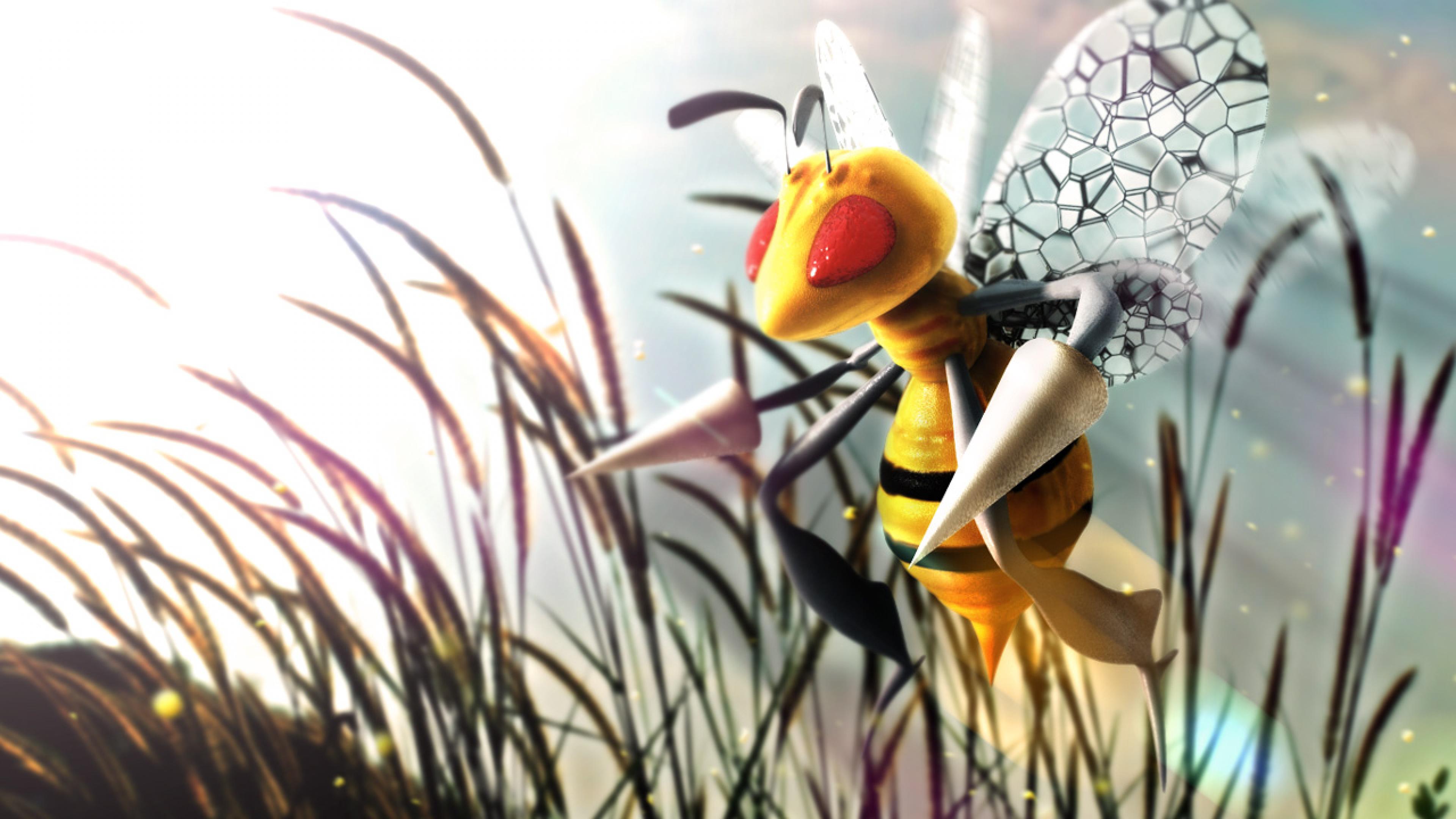 Pokemon Beedrill 9bk7 For Your Desktop