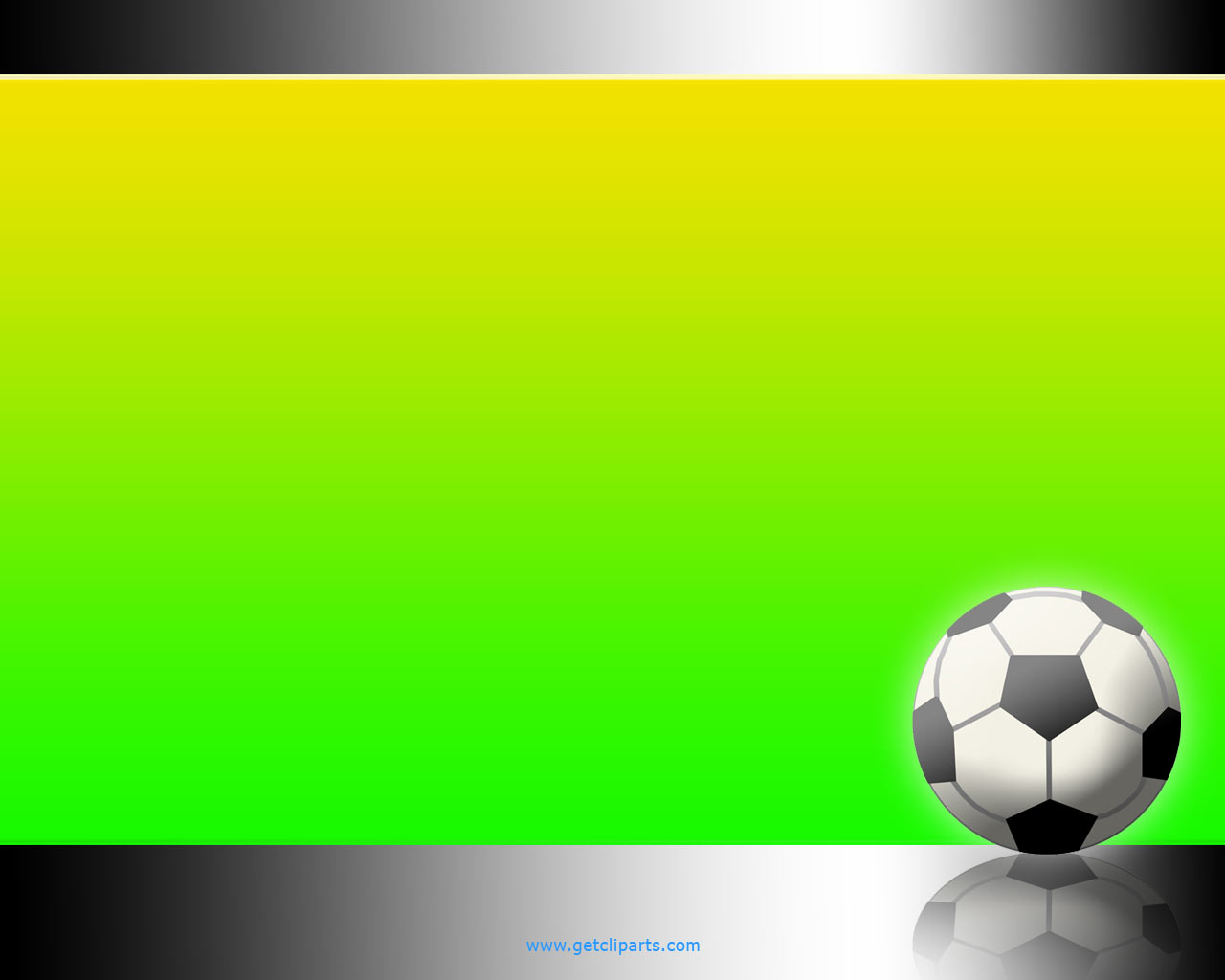 Soccer Ball Sport Theme Background For Powerpoint Background