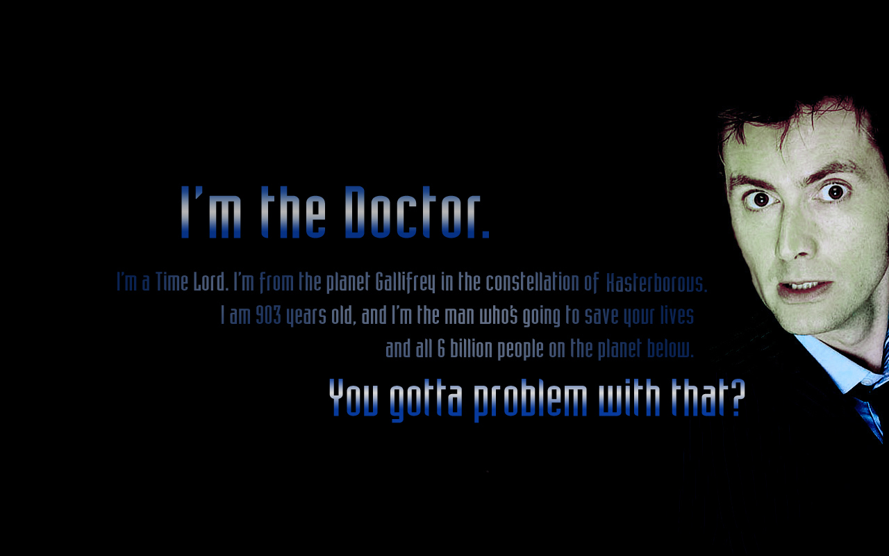 Who Wallpaper With David Tennant Quote The Art Mad