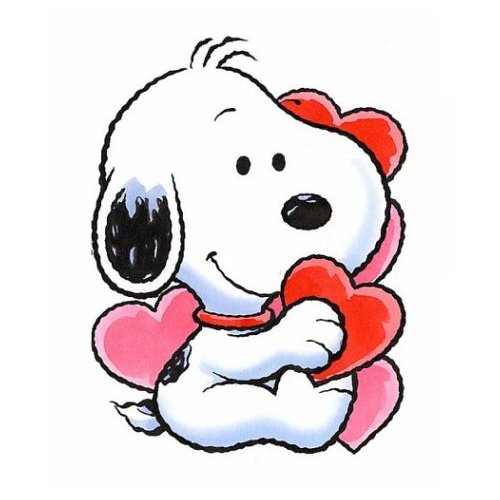 Snoopy Valentine Wallpaper Grasscloth