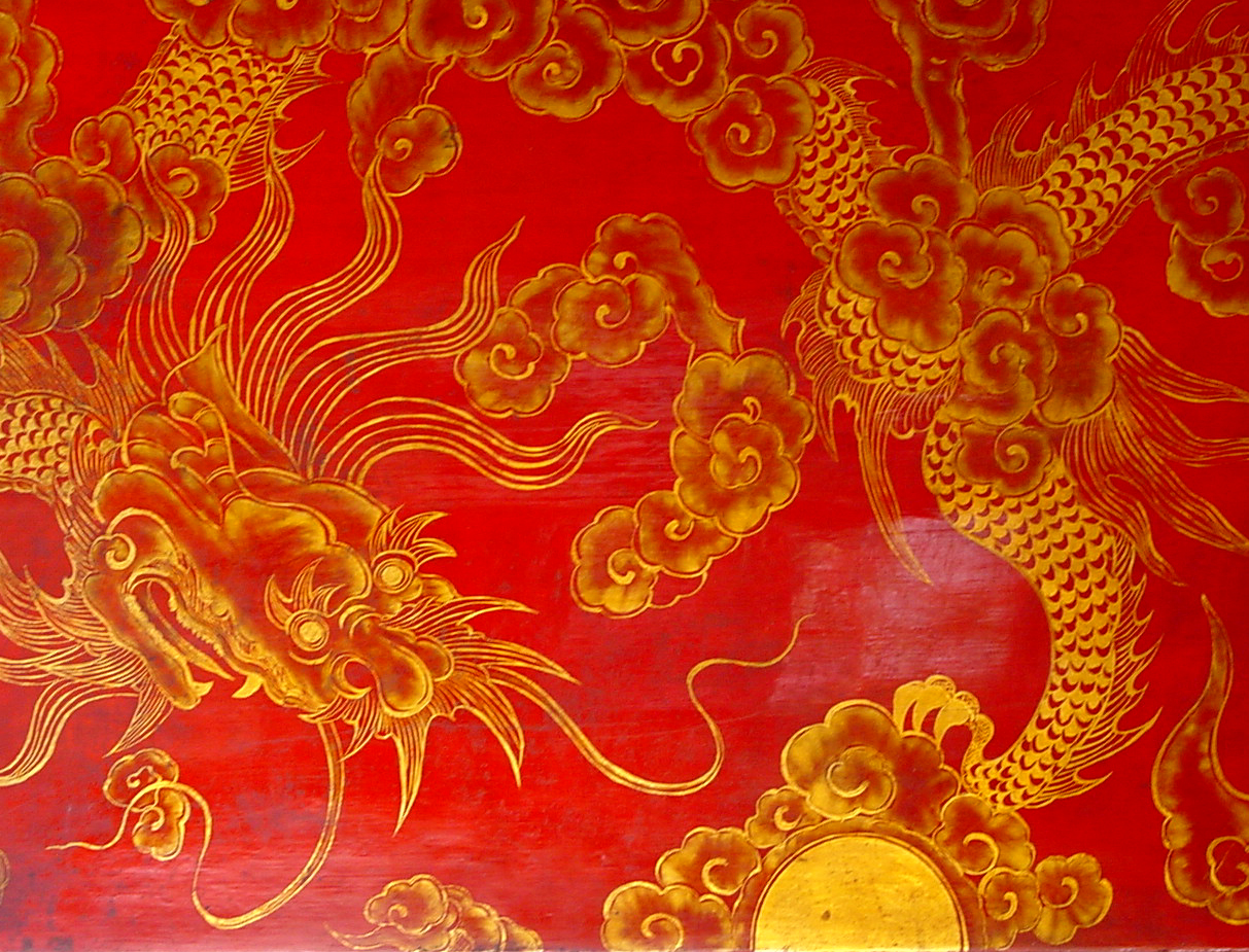 Red Chinese Wallpaper