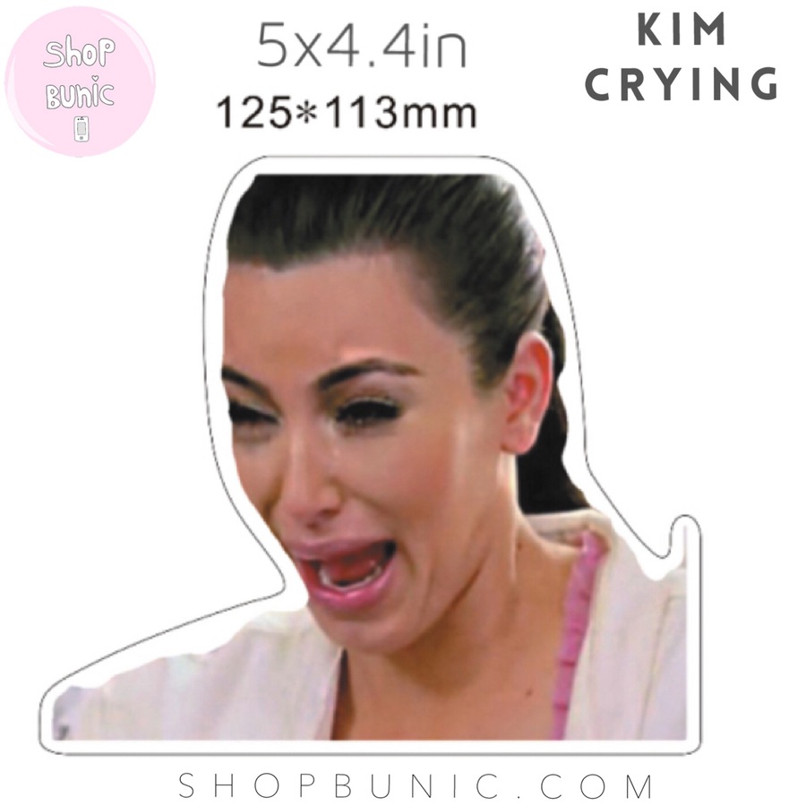 Image Of Kim Kardashian Crying Sticker