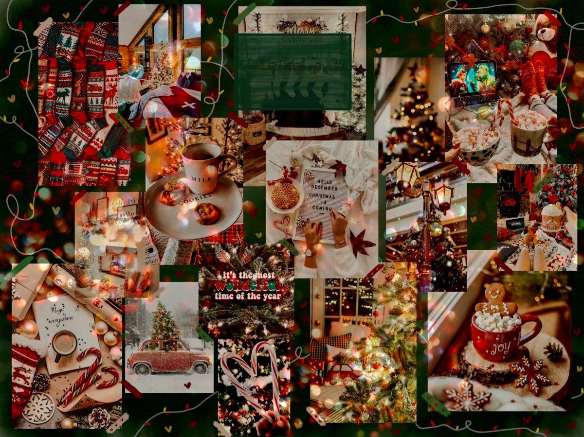 Merry Christmas Wallpaper 4K Preppy Christmas CelebrationsChristmas  6966