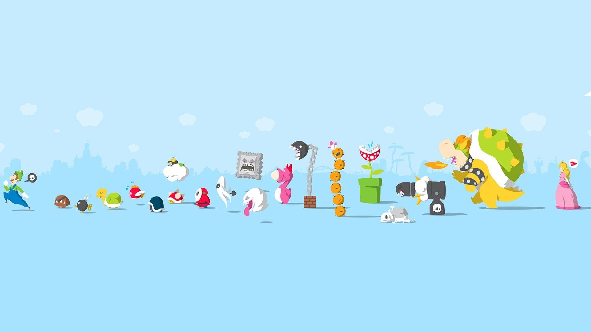 Nintendo Characters Desktop Wallpaper On