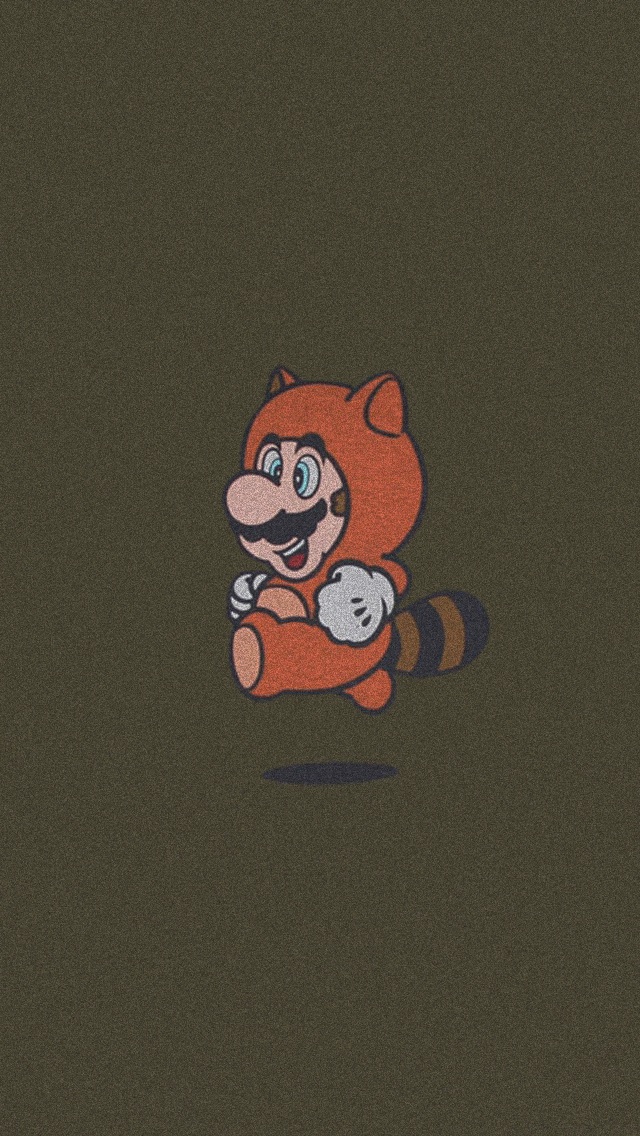 Mario Running iPhone Wallpaper