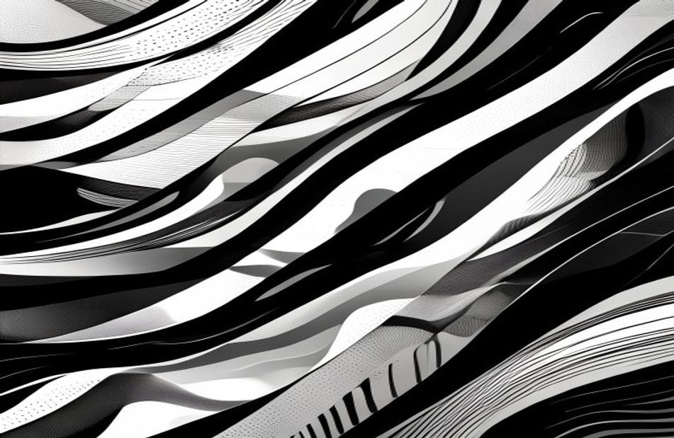 Black And White Abstract Wallpaper