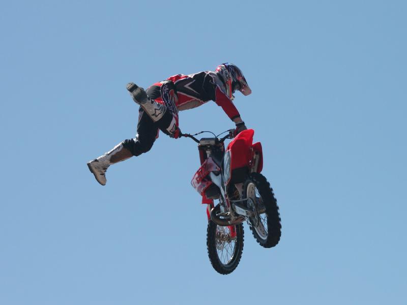 Style Motocross Motorcycle Stunt Wallpaper