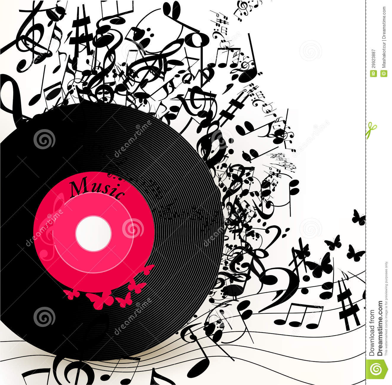 Cute Music Background Abstract Background With