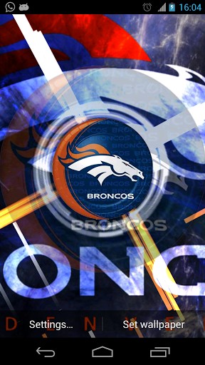 Bigger Denver Broncos Live Wallpaper For Android Screenshot