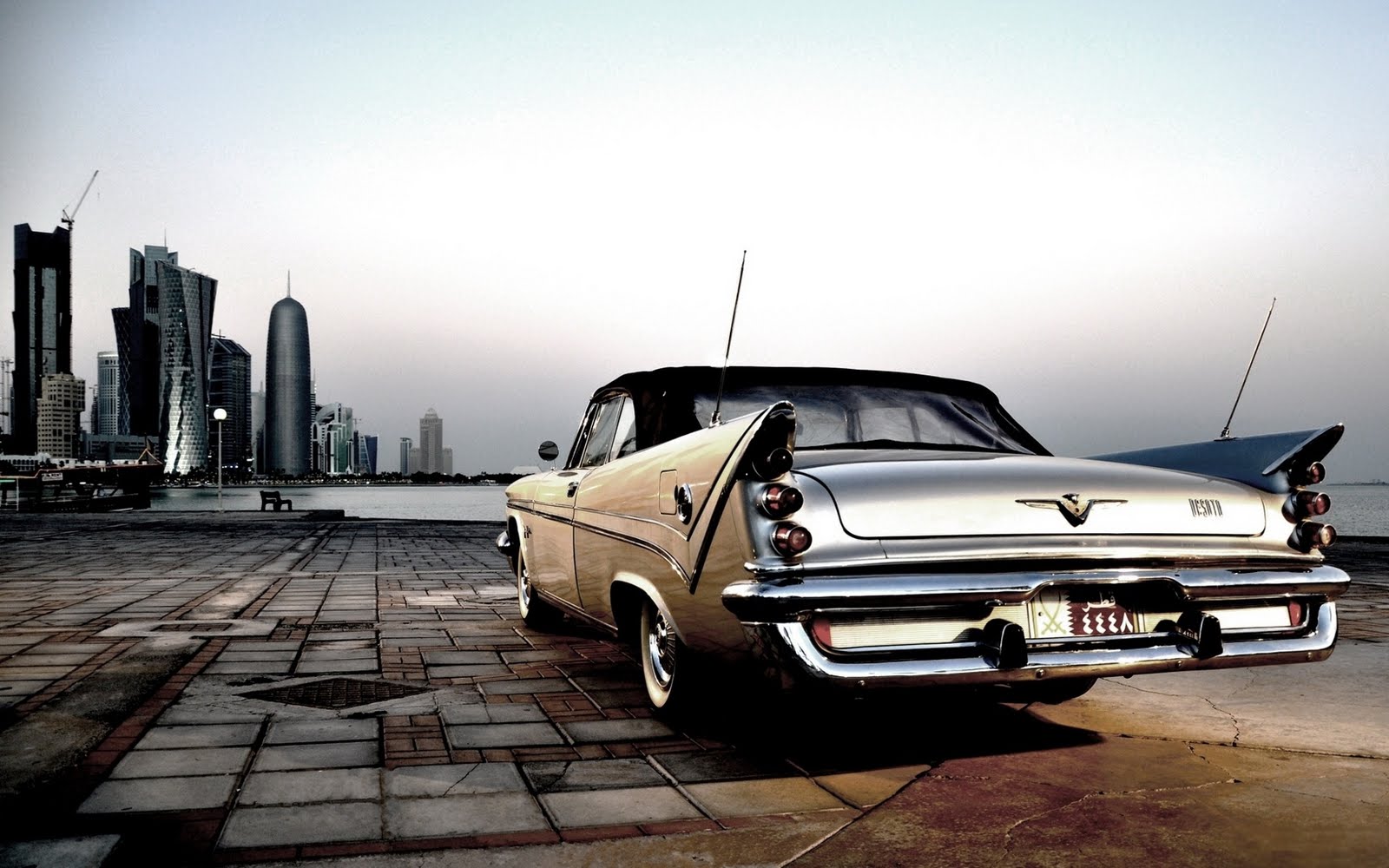 Chrysler Desoto City Old Car Photo HD Wallpaper Is A Great
