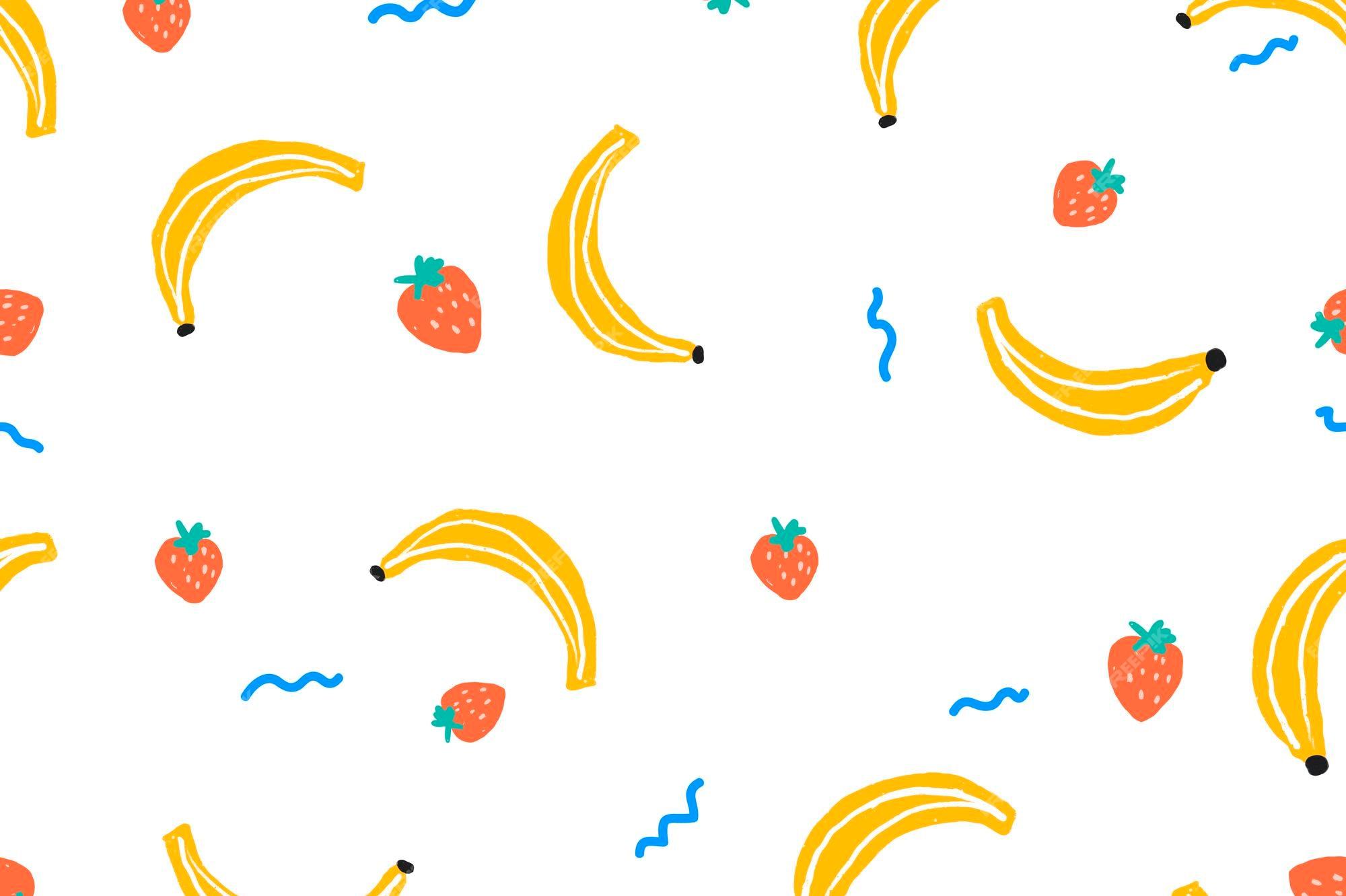 Vector Fruits Background Cute Desktop Wallpaper