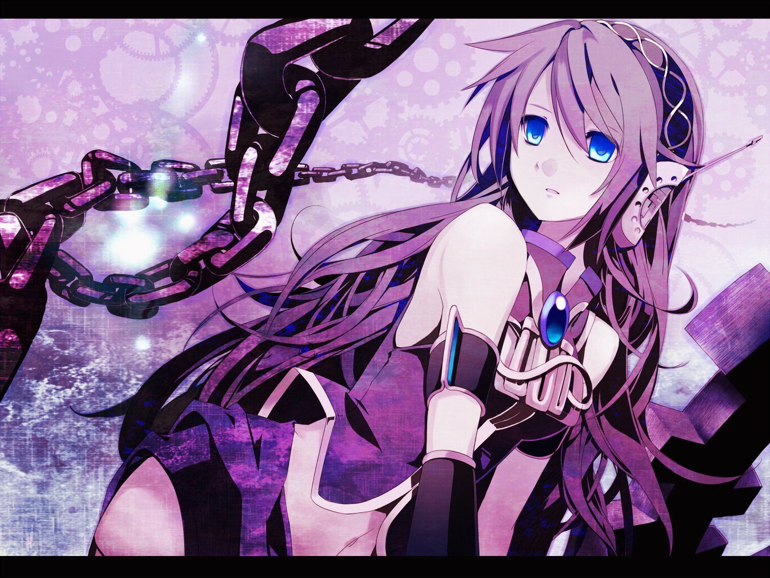 Megurine Luka Wallpaper Top Background