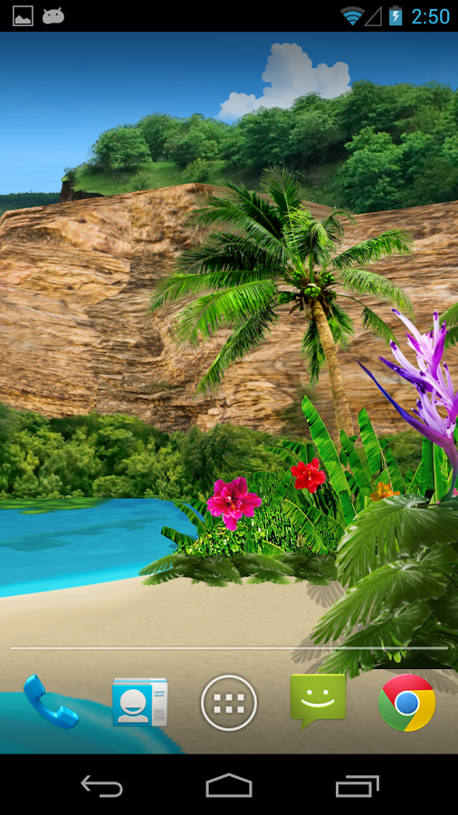 tropical paradise awaits you with this Live Wallpaper Watch the
