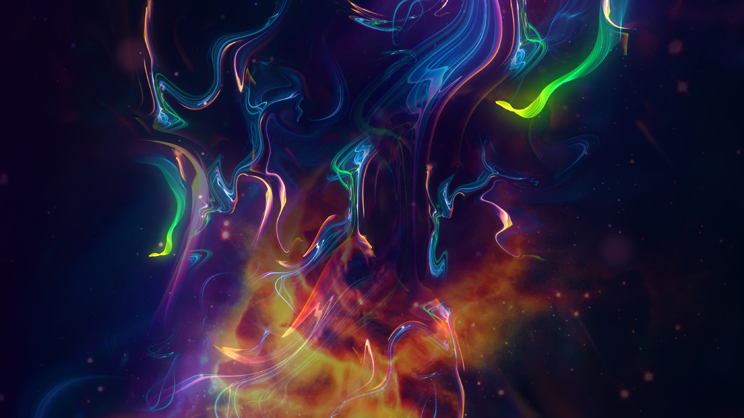 Abstract Changing Colors 1440p Resolution Wallpaper HD