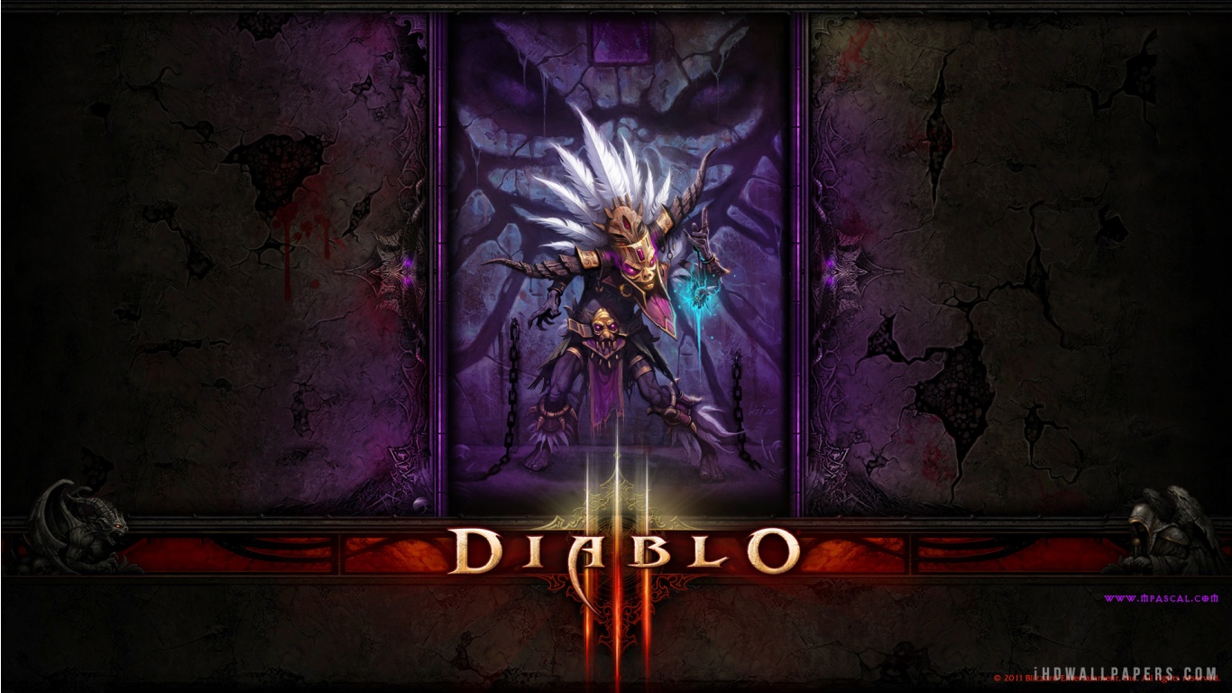 Description Diablo Witch Doctor Wallpaper Background In
