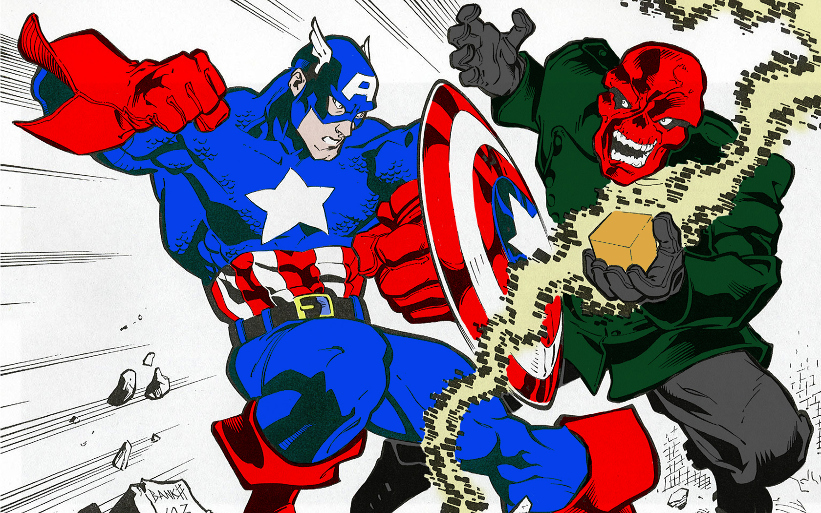 Captain America And Red Skull Newsies Edge Off Topic Ic Vine
