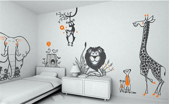 Free Download Animal Wallpaper For Kids Bedroom 550x341