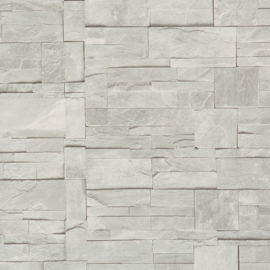 Faux Stone Wallpaper Ash Sample Contemporary By