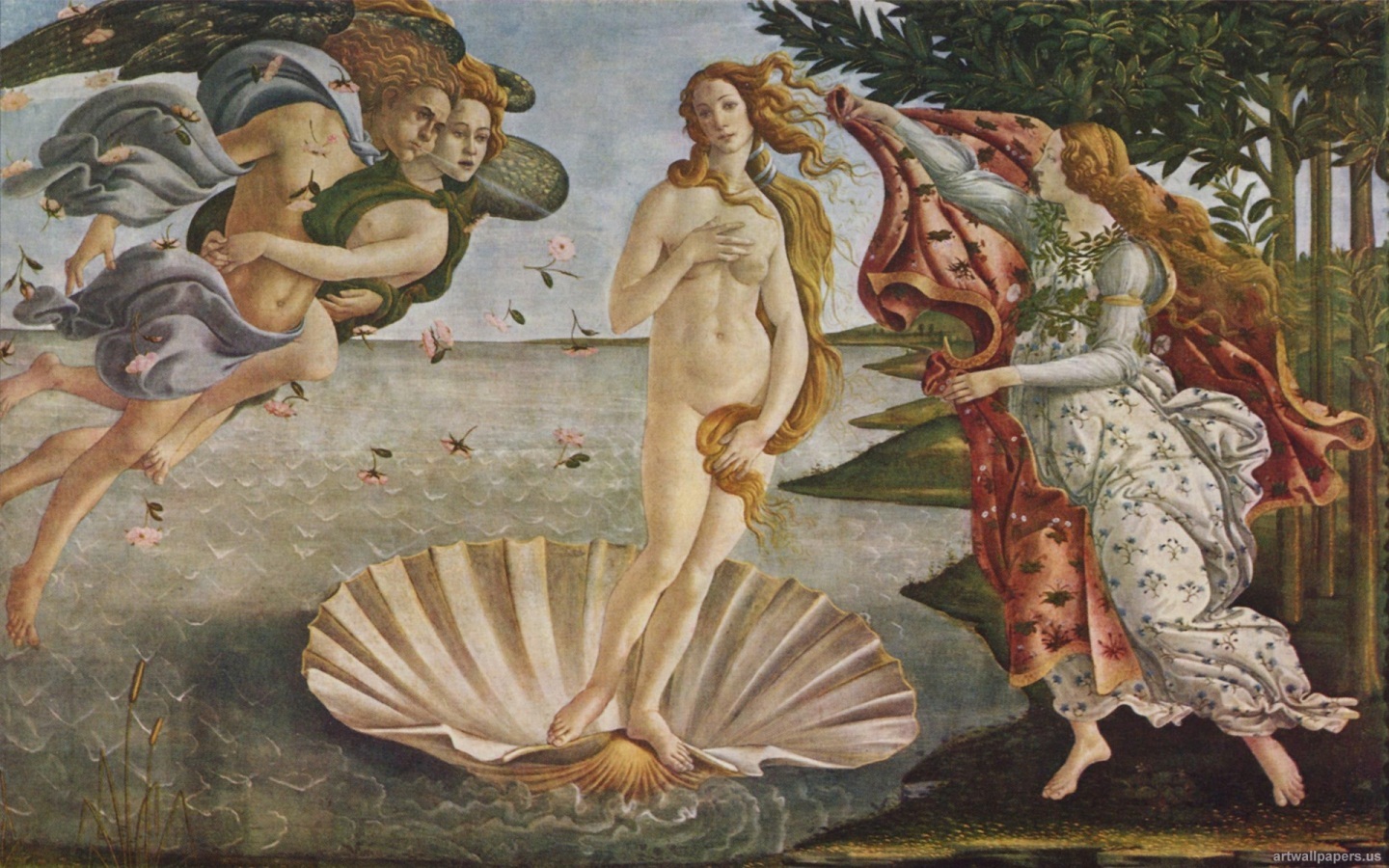 Painting Sandro Botticelli Art Full HD Wallpaper