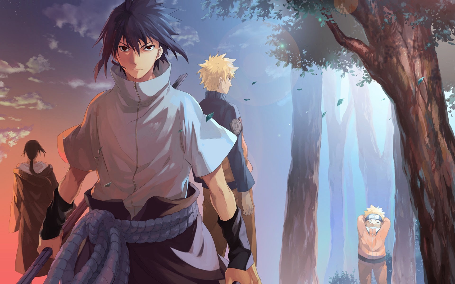 Naruto Vs Sasuke HD Wallpaper